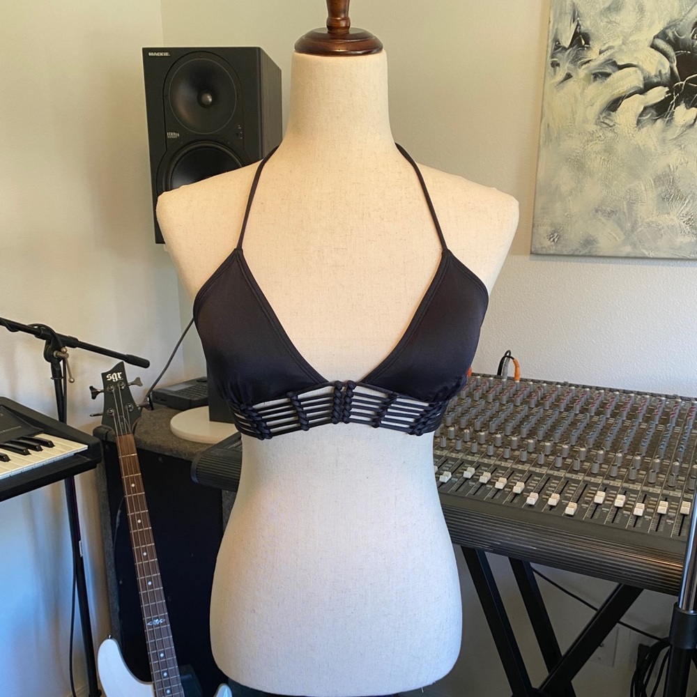 Black Cage Bikini Top!!